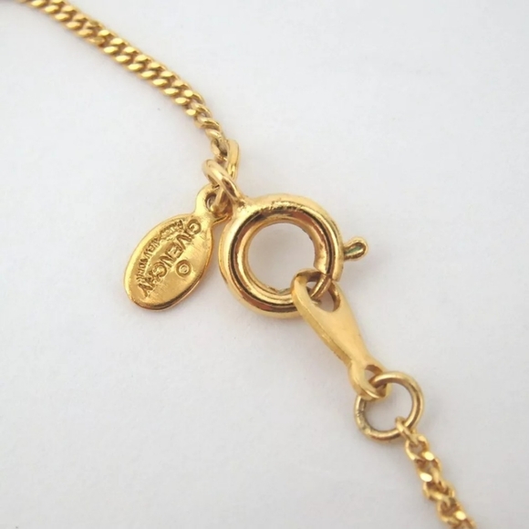 Givenchy Logo Rhinestone Necklace - Picture 5 of 5